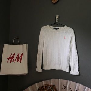 💭White Ralph Lauren Sweater 💭